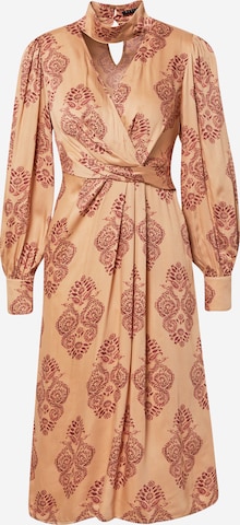 Robe Sisley en beige : devant