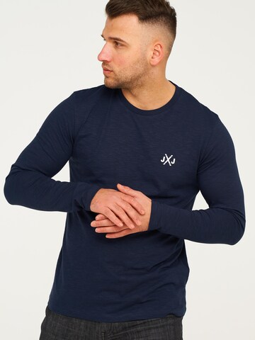JACK JONES Shirt 'JJCORISE'‌‌‌‌ in Blau: Vorderseite