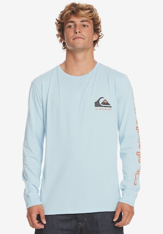 QUIKSILVER Performance Shirt in Blue: front