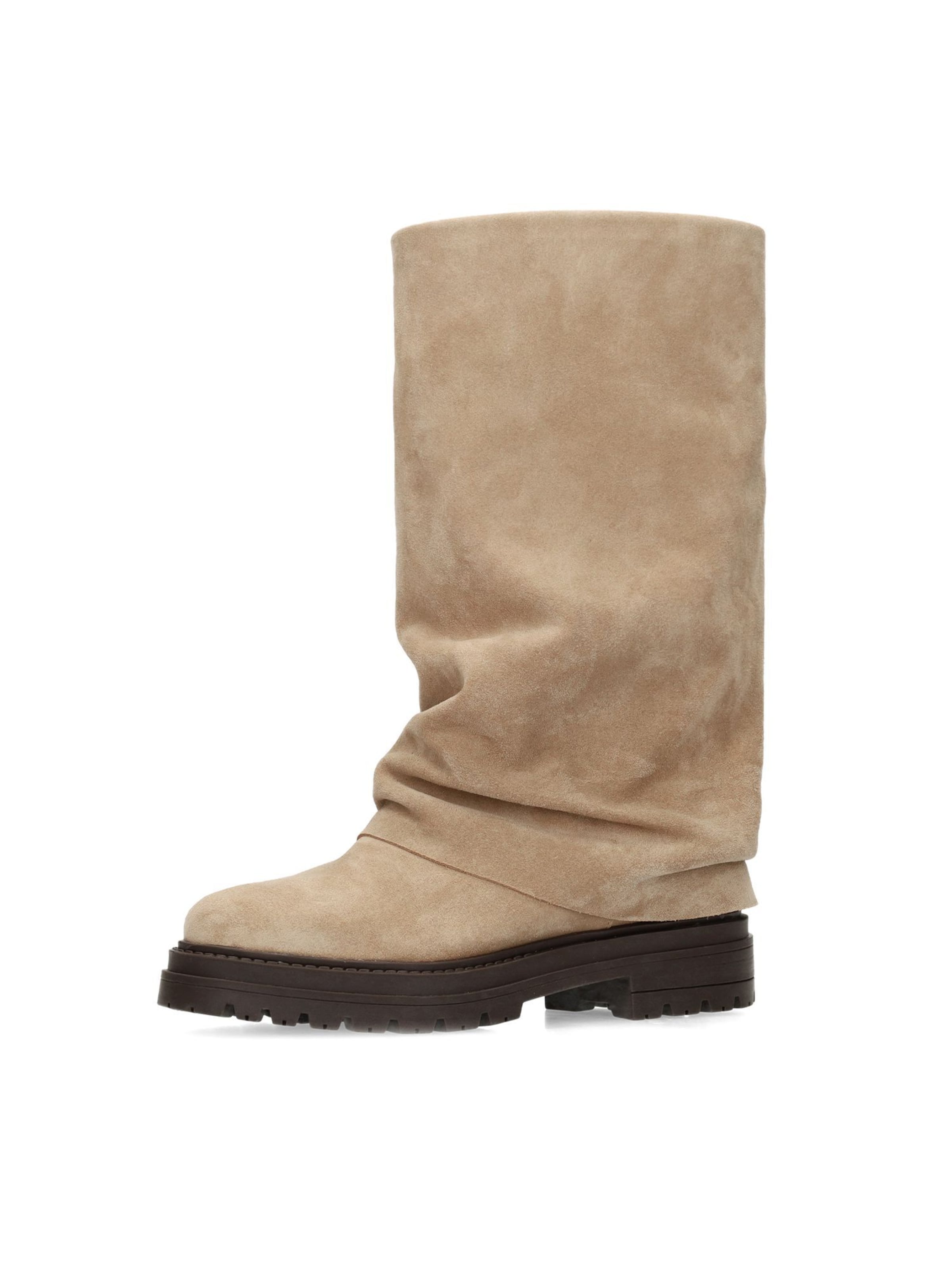 MANFIELD Bottes en 36 en beige, Vue avec produit