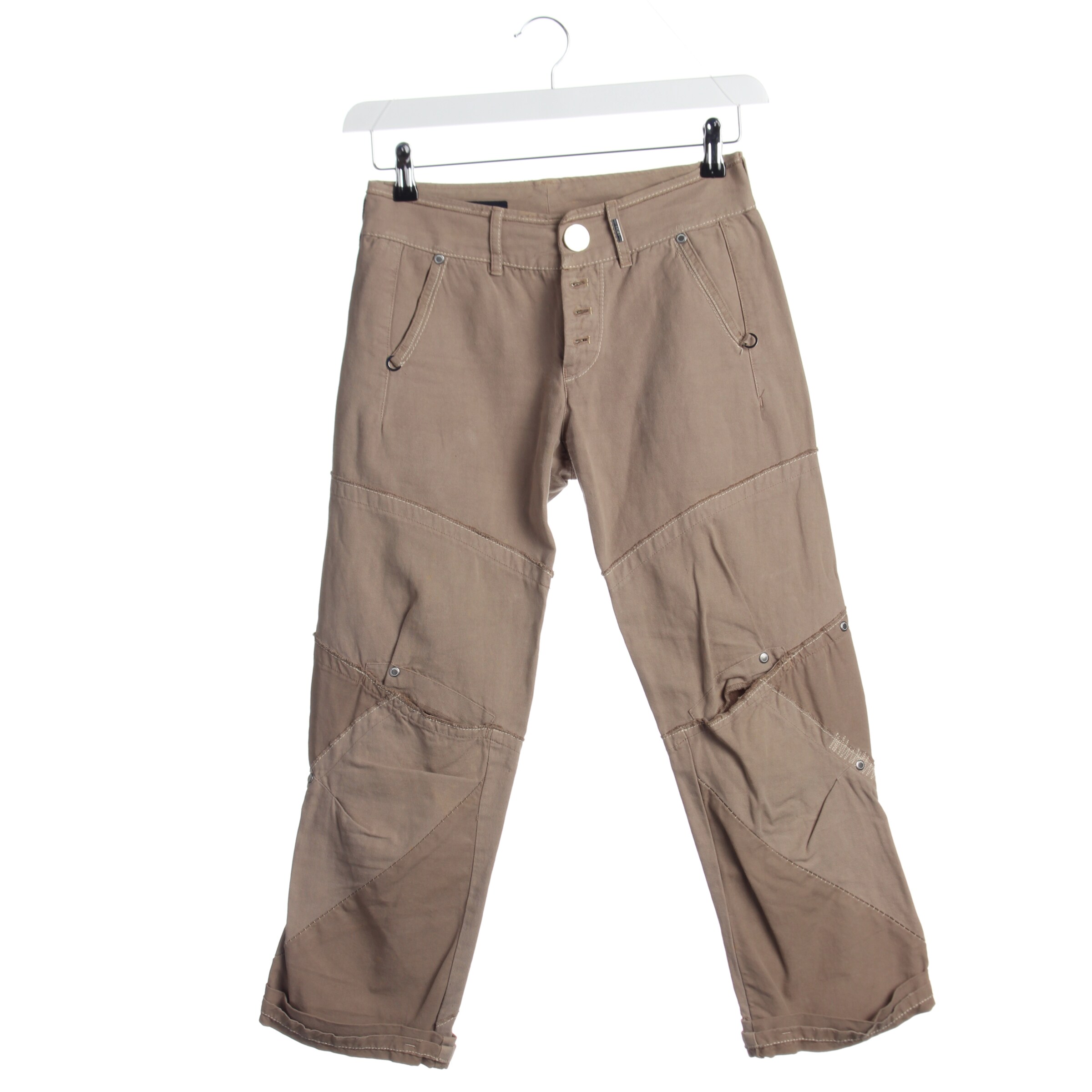 High Use Pants in XS in Brown: front