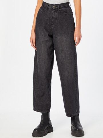 Urban Classics Wide leg Jeans in Zwart: voorkant