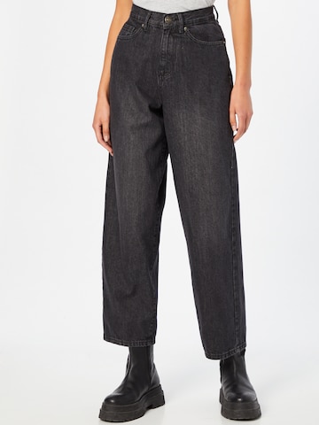 Urban Classics Wide leg Jeans in Black: front