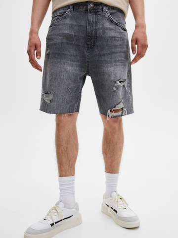 Pull&Bear Loosefit Jeans i grå: forside