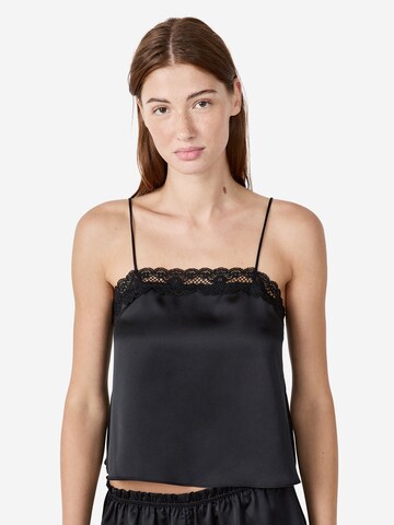 Camicia da notte di ETAM in nero: frontale