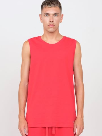 T-Shirt 'Canotta' OWN Off With Nature en rouge : devant