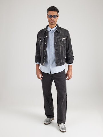 GAP Regularny krój Koszula w kolorze niebieski