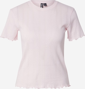 Maglietta di PIECES in rosa: frontale