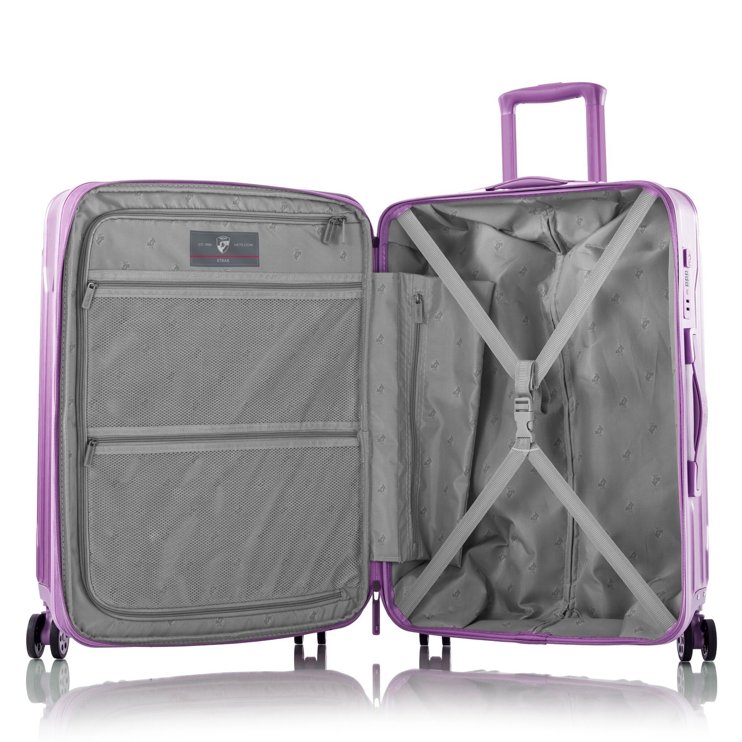 Heys Suitcase Set 'Xtrak ' in Purple