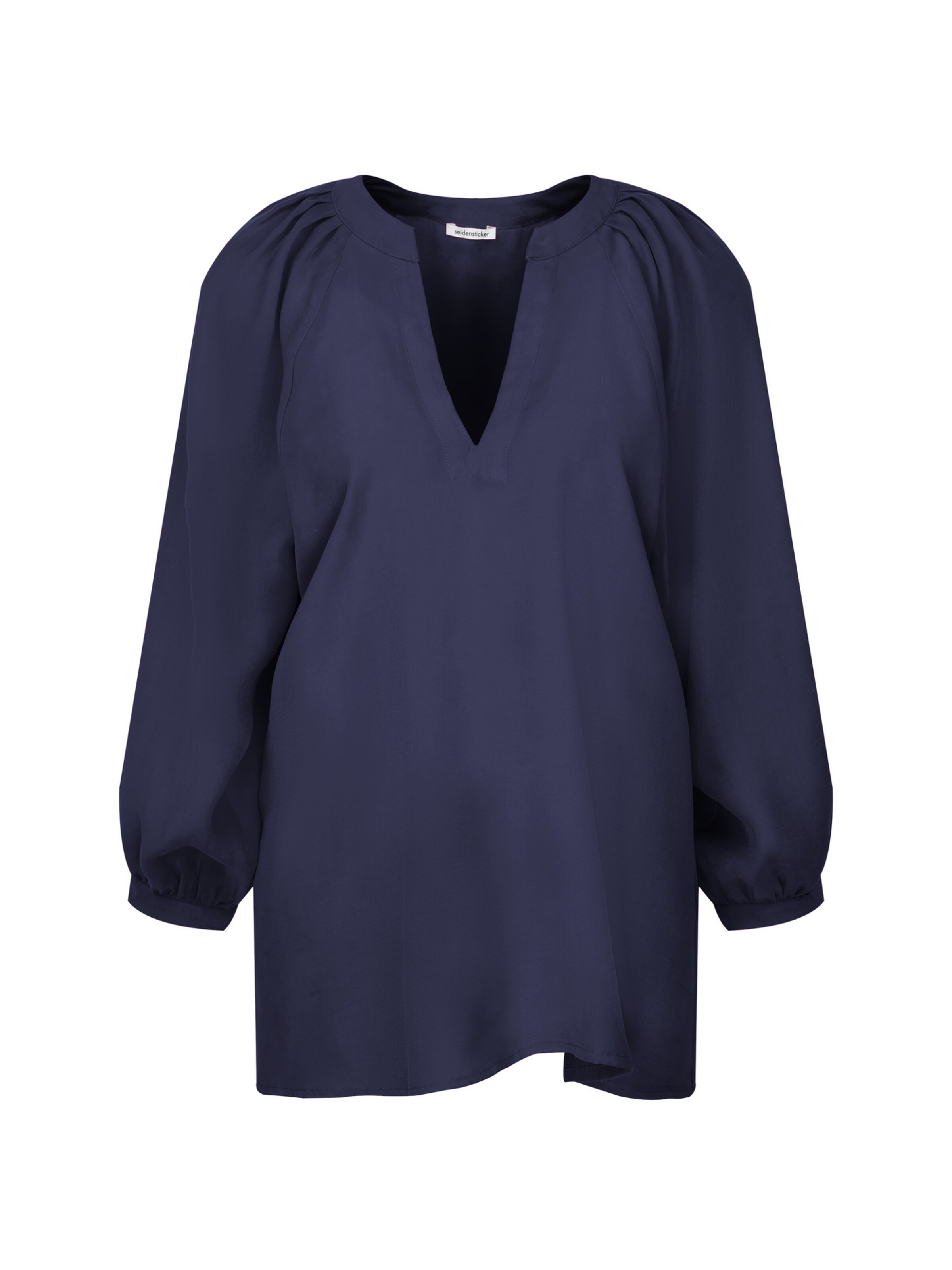 SEIDENSTICKER Blouse 'Schwarze Rose' in Blue: front