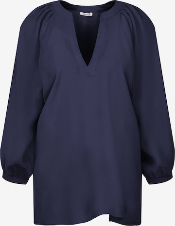 SEIDENSTICKER Bluse 'Schwarze Rose' in Blau: Vorderseite