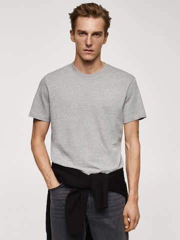 MANGO MAN T-Shirt 'CHERLO' in Grau: predná strana
