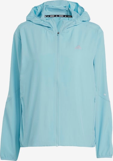 Sportinė striukė 'RUN IT' iš ADIDAS PERFORMANCE, spalva – benzino spalva / mėtų spalva, Prekių apžvalga