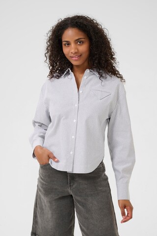 Kaffe Blouse 'Osita' in Grijs: voorkant
