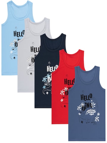 LOREZA Unterhemd 'Jungen Unterhemden'‌‌‌‌‌‌‌‌ in Mischfarben: Vorderseite