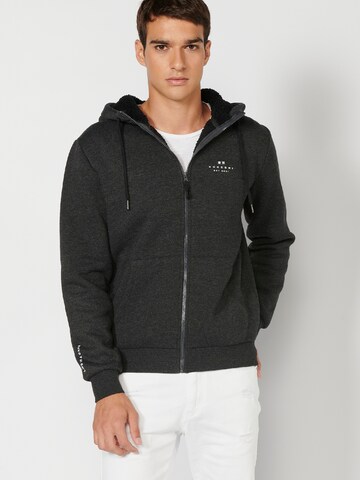 KOROSHI Sweat jacket in Grey