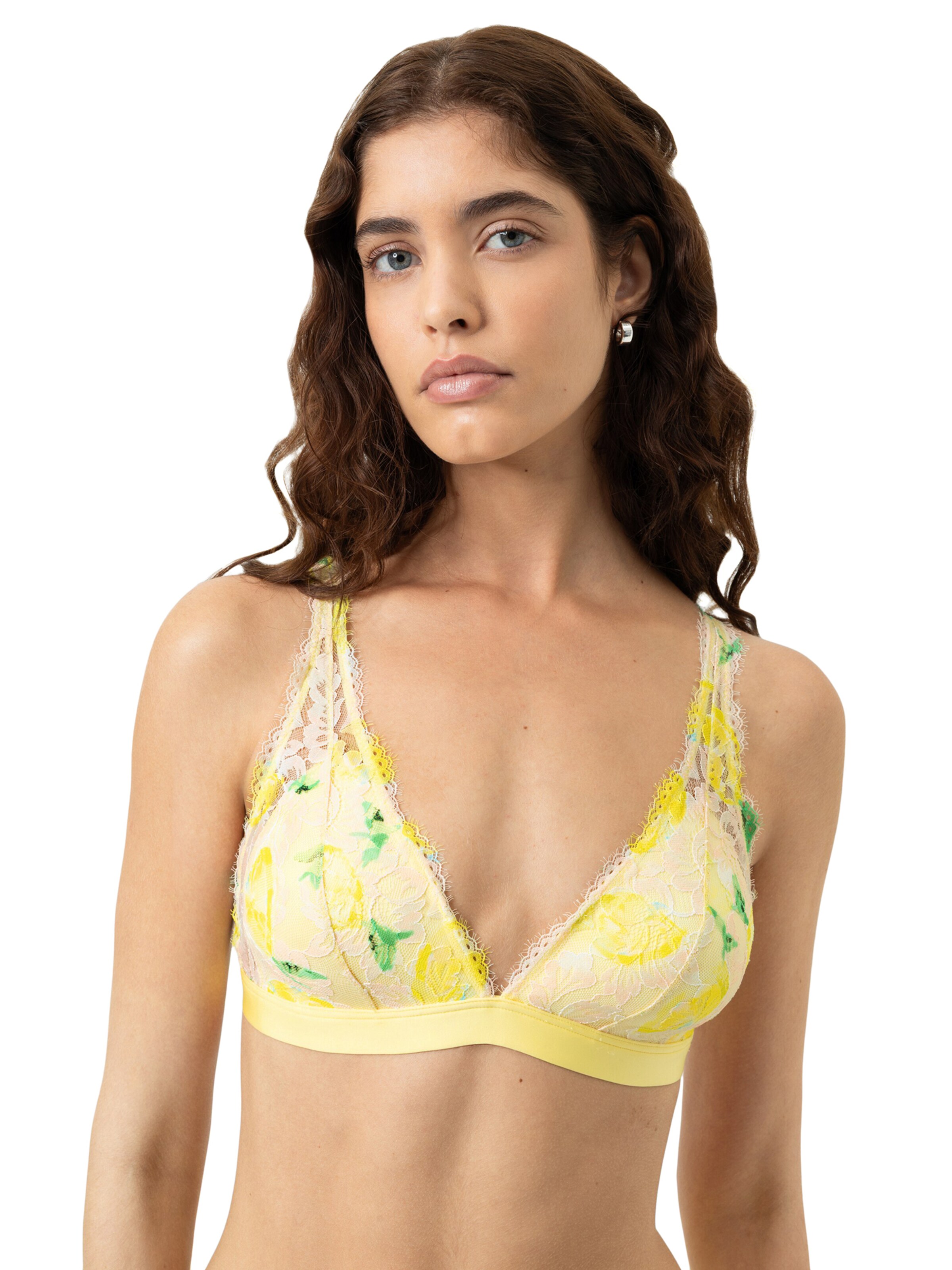 Mey Triangel BH in Gelb: Vorderseite