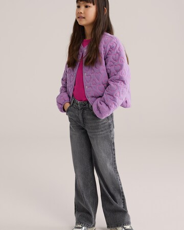 Veste mi-saison WE Fashion en violet