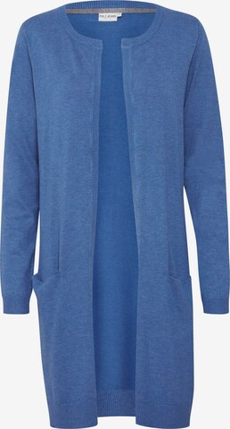 PULZ Jeans Gebreid vest 'Sara' in Blauw: voorkant