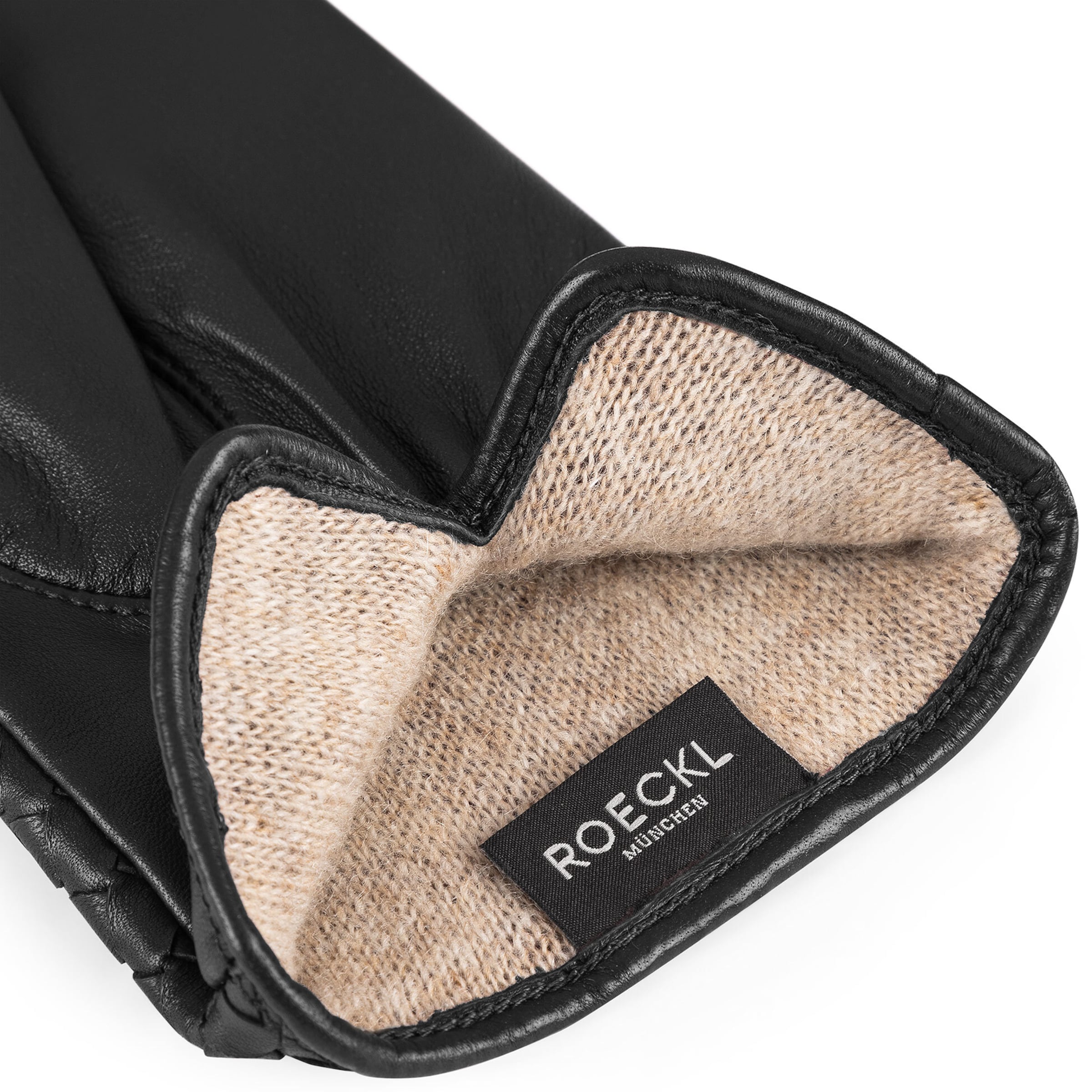 Roeckl Full finger gloves 'FAENZA' in Black
