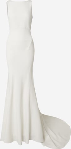 Fleur by Kaviar Gauche Вечерна рокля в бяло: отпред