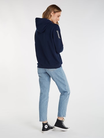 PROTEST Sweater 'CLASSIC LOGO HOODY' in Blue