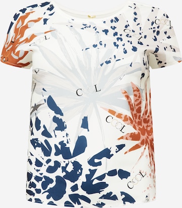 Key Largo Shirt 'Cool Thing Round' in White: front