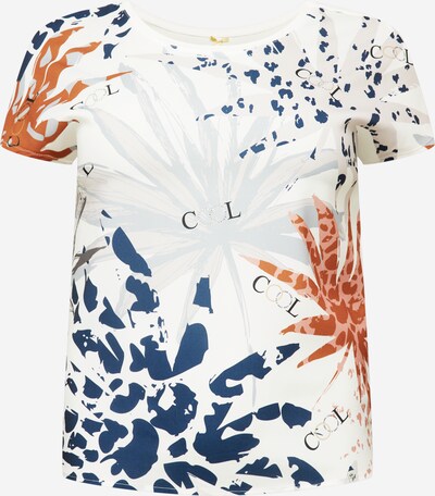 Key Largo T-Krekls 'COOL THING ROUND', krāsa - jauktu krāsu / balts, Preces skats
