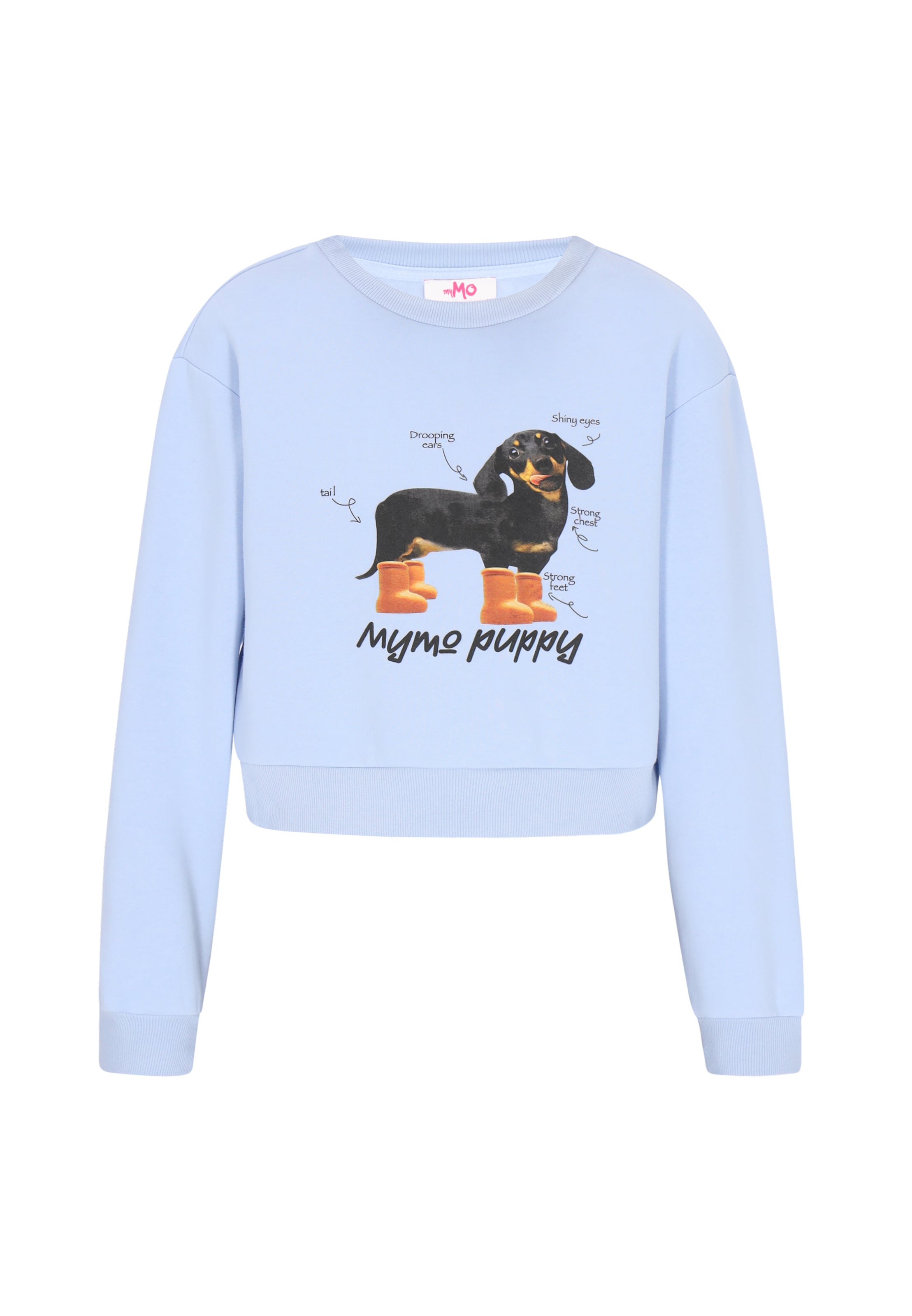 MYMO - Sweatshirt em azul: frente