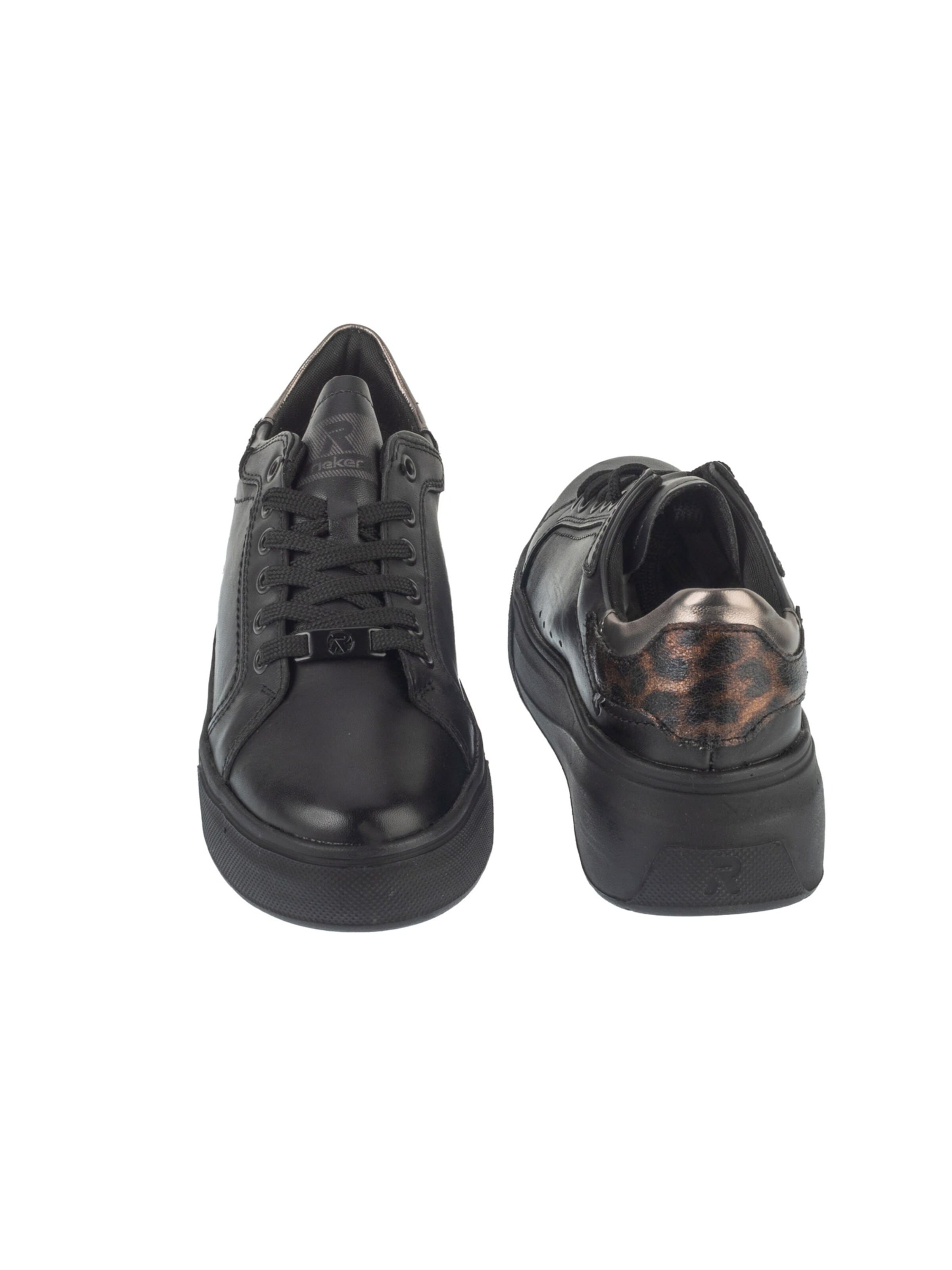 Baskets basses 'W2303' Rieker en noir