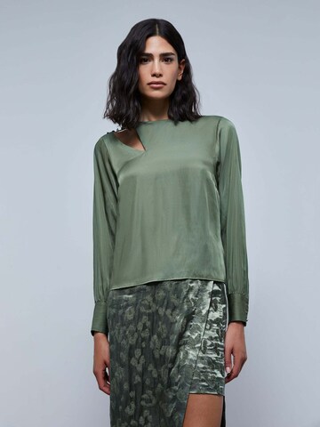 Camicia da donna di Scalpers in verde: frontale