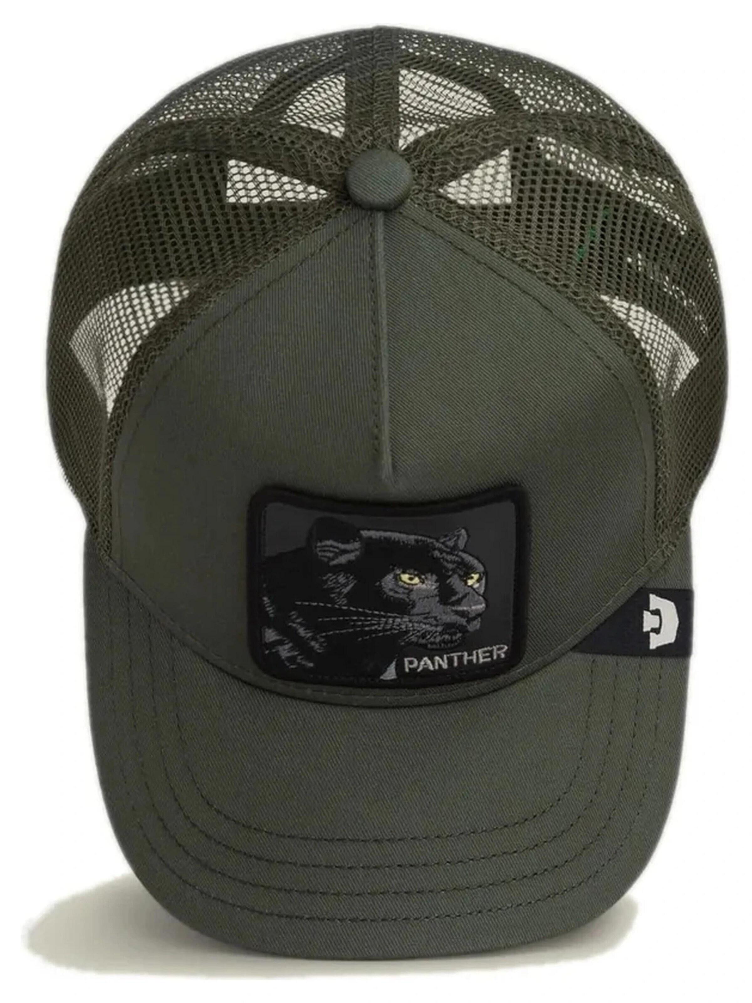 GOORIN Bros. Cap 'Gorra goorin bros verde pantera bordada frente visera curva' in Green