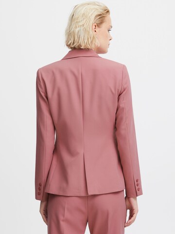 ICHI - Slimfit Blazer 'Lexi' en rosa