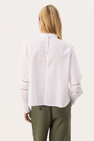 Part Two Bluse 'Nielda' i hvid