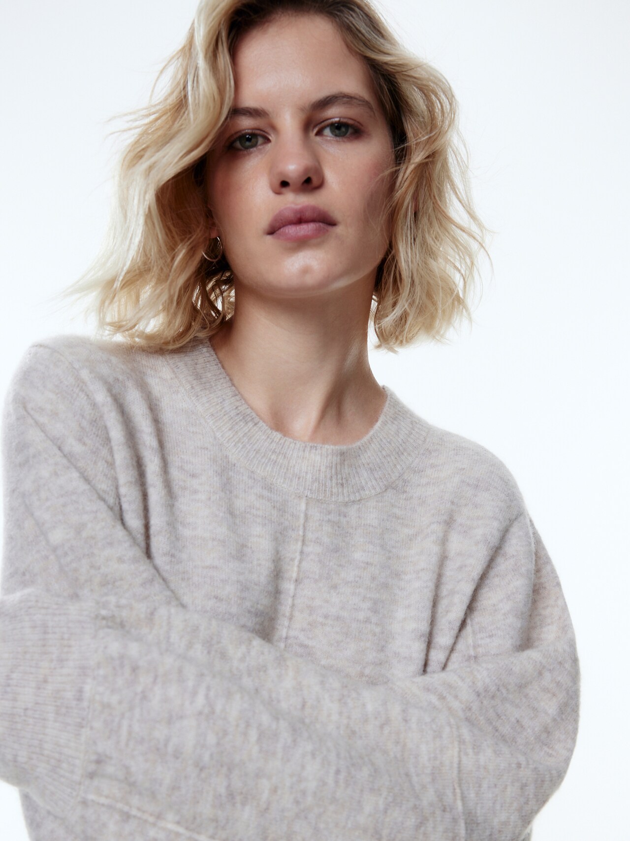 EDITED Vestido de punto 'Ulema' taupe