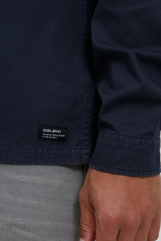 BLEND Comfort fit Overhemd 'AVINO' in Blauw