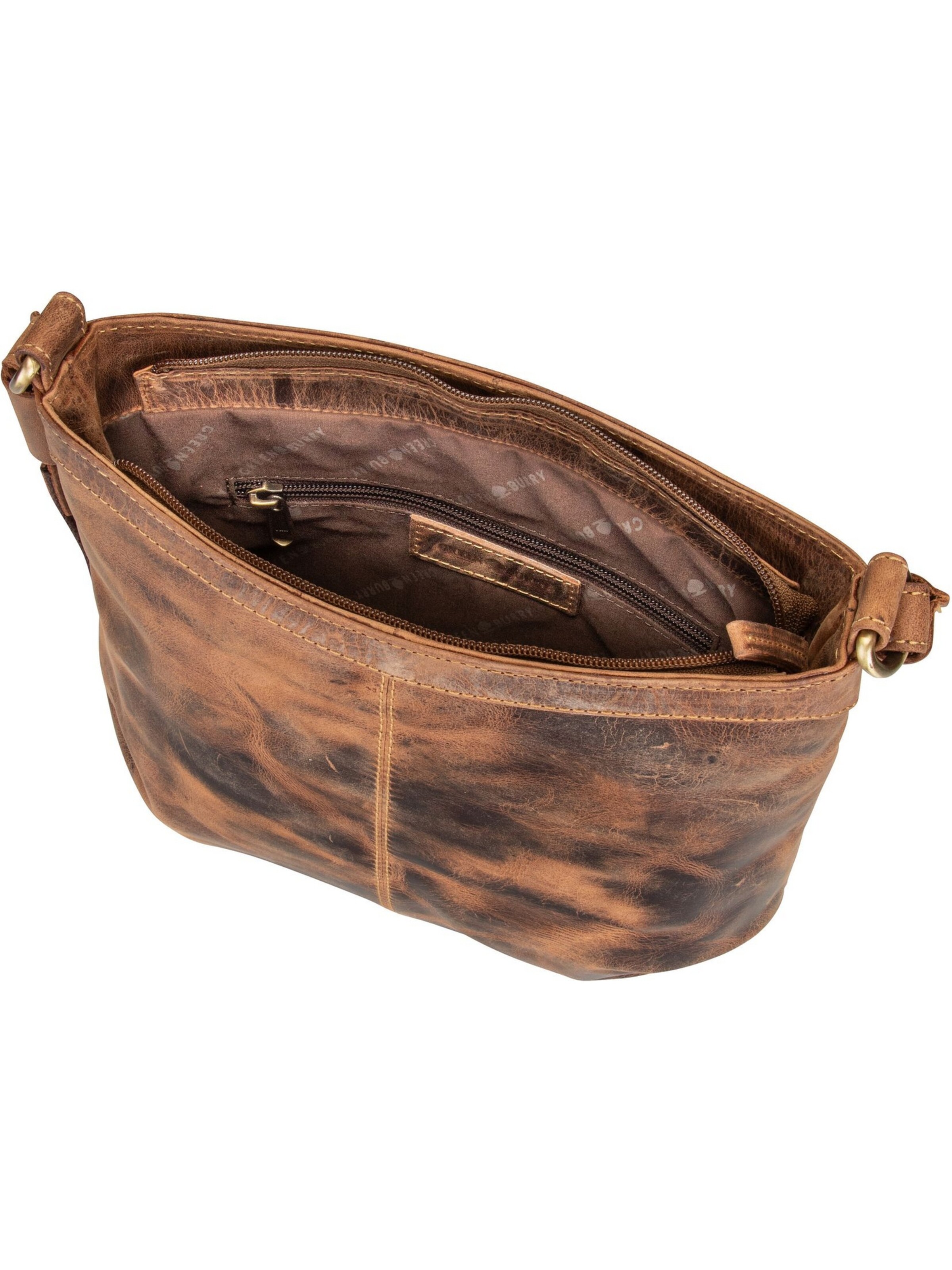 GREENBURRY Umhängetasche ' Vintage 1655A ' in Braun