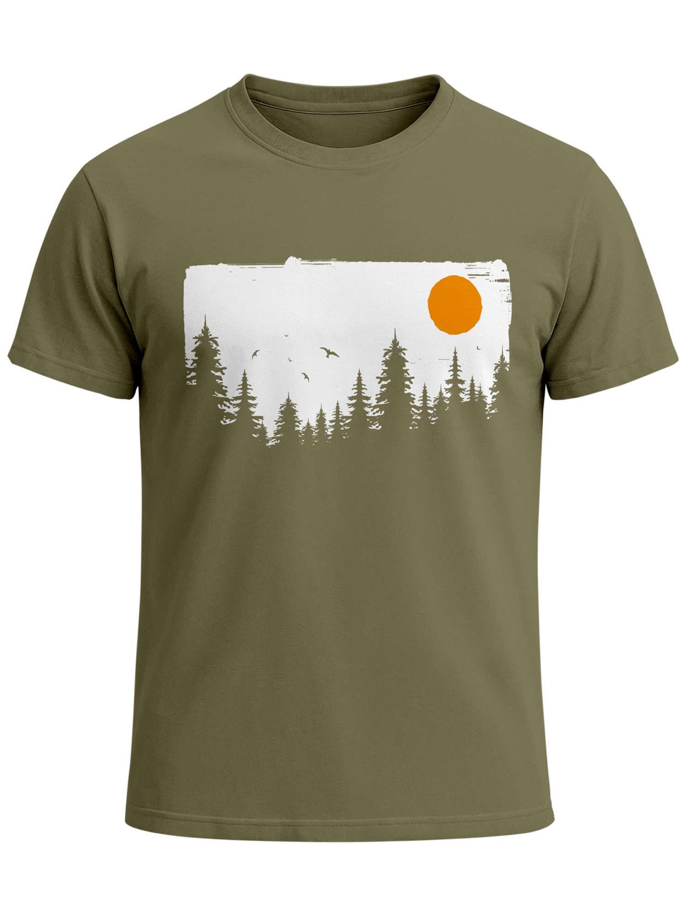 Neverless Shirt 'Forest' in Green: front