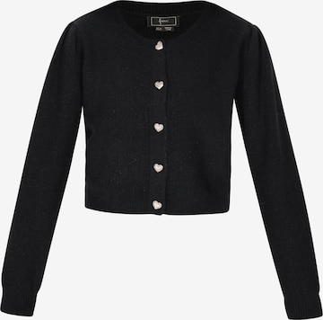 Cardigan faina en noir : devant