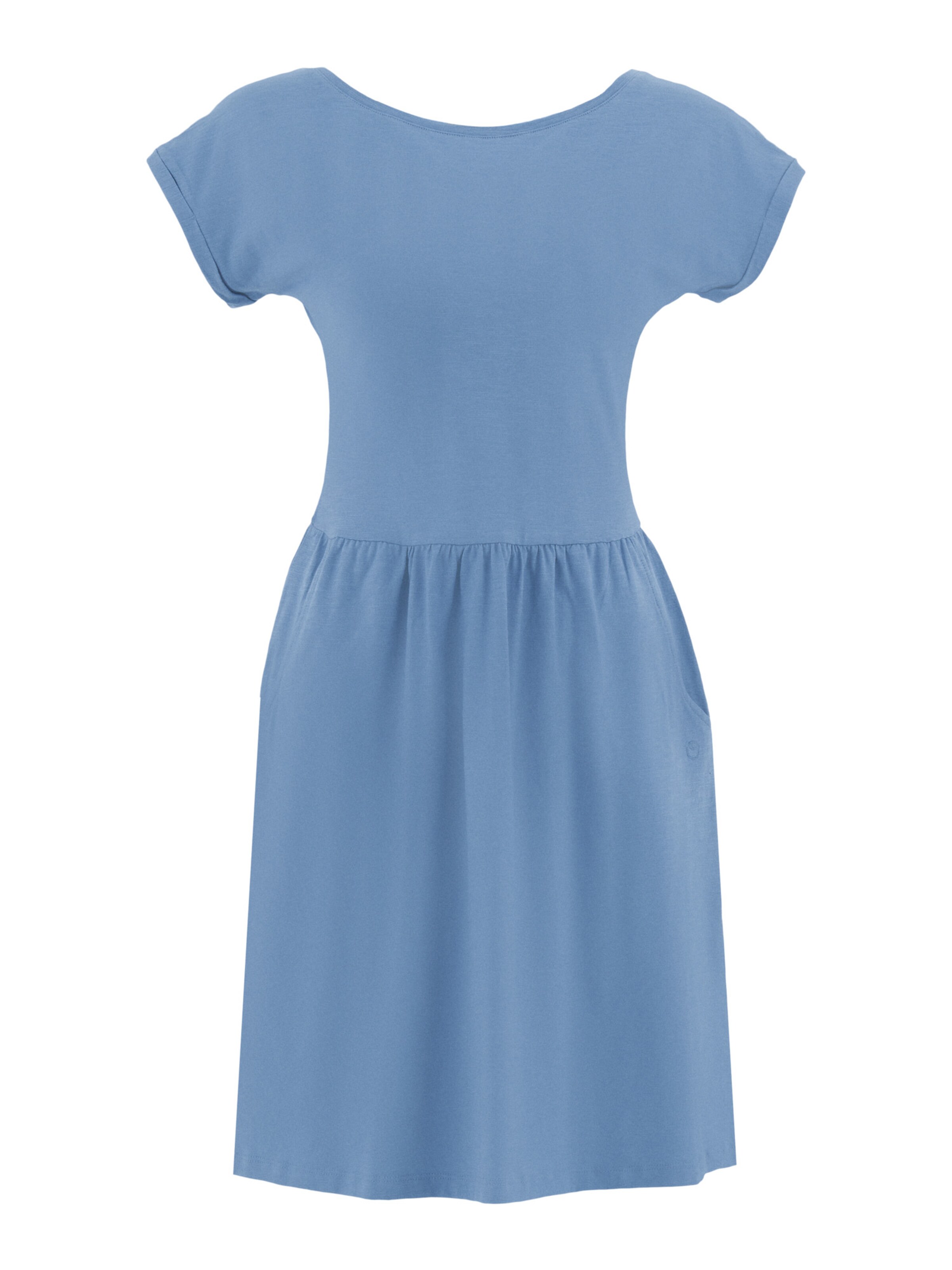 Organication Kleid in Blau: Vorderseite