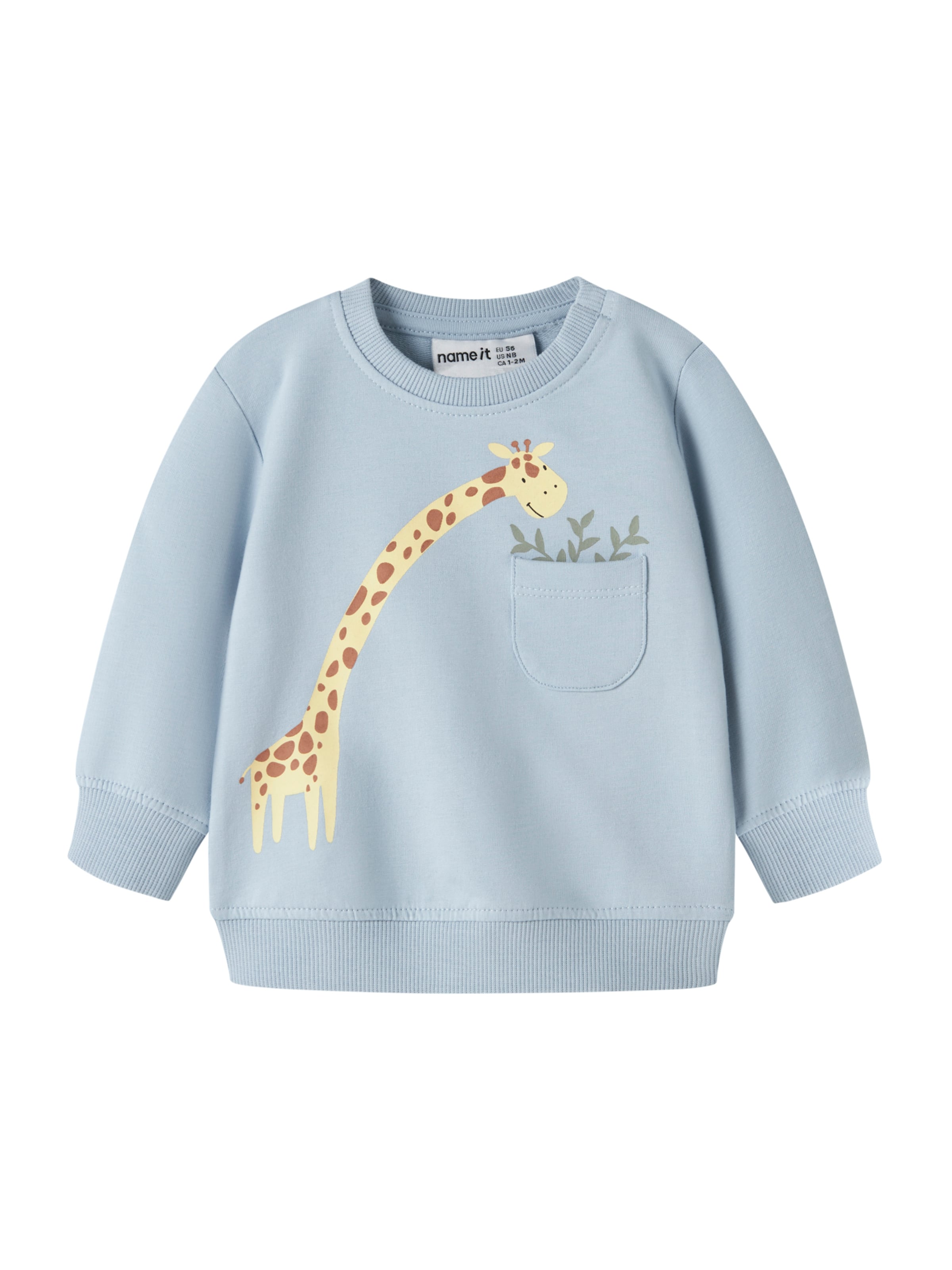 Sweat 'NBMHALL' NAME IT en bleu : devant