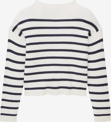 TOM TAILOR Sweater in White