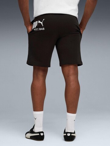 PUMA - regular Pantalón deportivo 'Puma Sport Graphic Shorts Tr' en negro