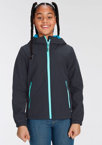 ICEPEAK Outdoorjas 'KOBRYN' in Blauw: voorkant