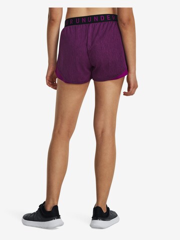 UNDER ARMOUR Regular Workout Pants 'Play Up 3.0 Twist' in Purple