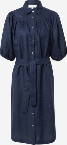 Robe-chemise rosemunde en bleu : devant