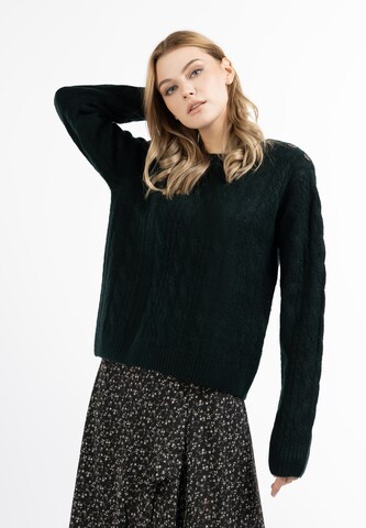 DreiMaster Vintage Sweater 'Zitha' in Green: front