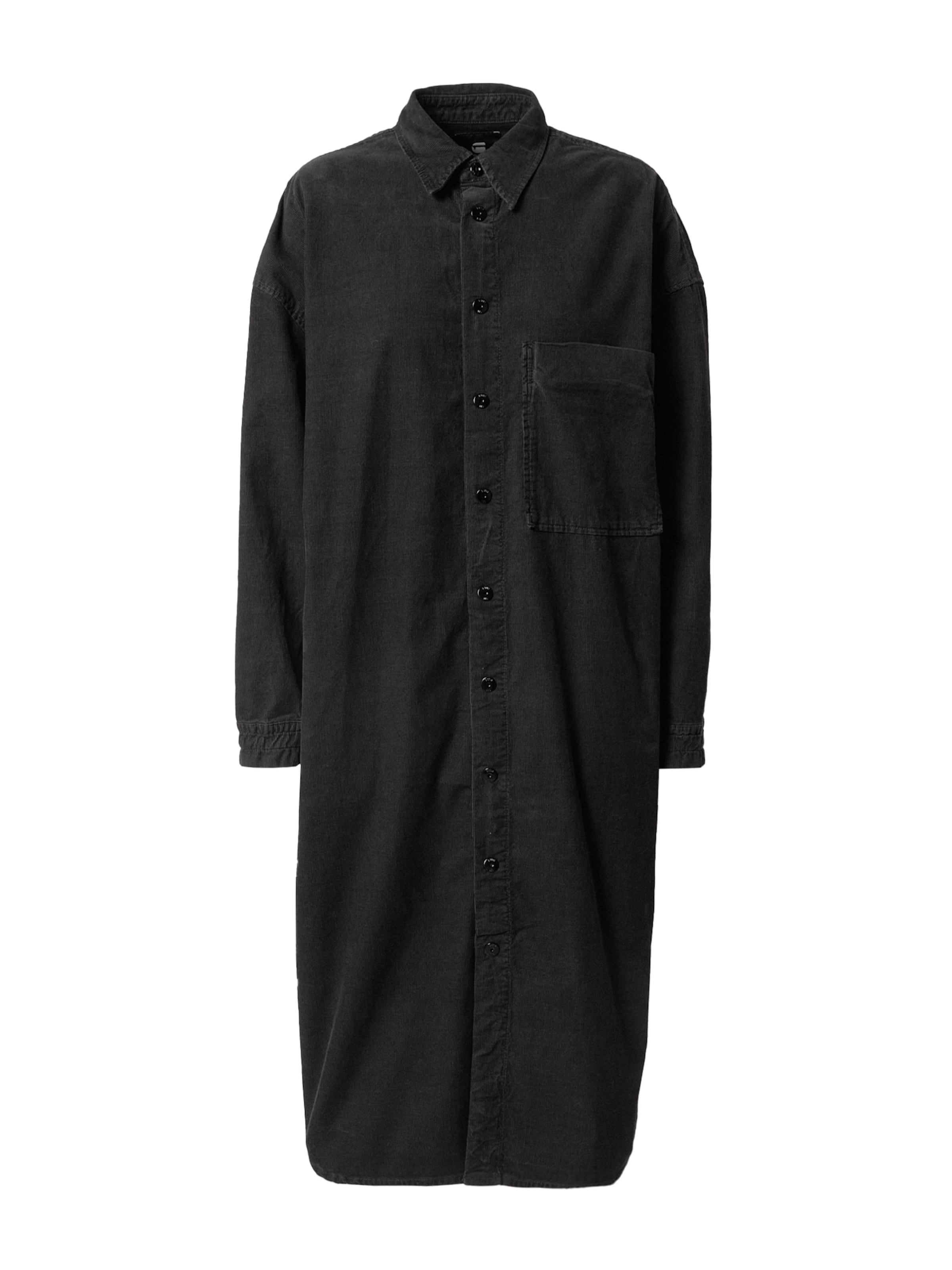G-STAR Платье-рубашка в Черный: спереди