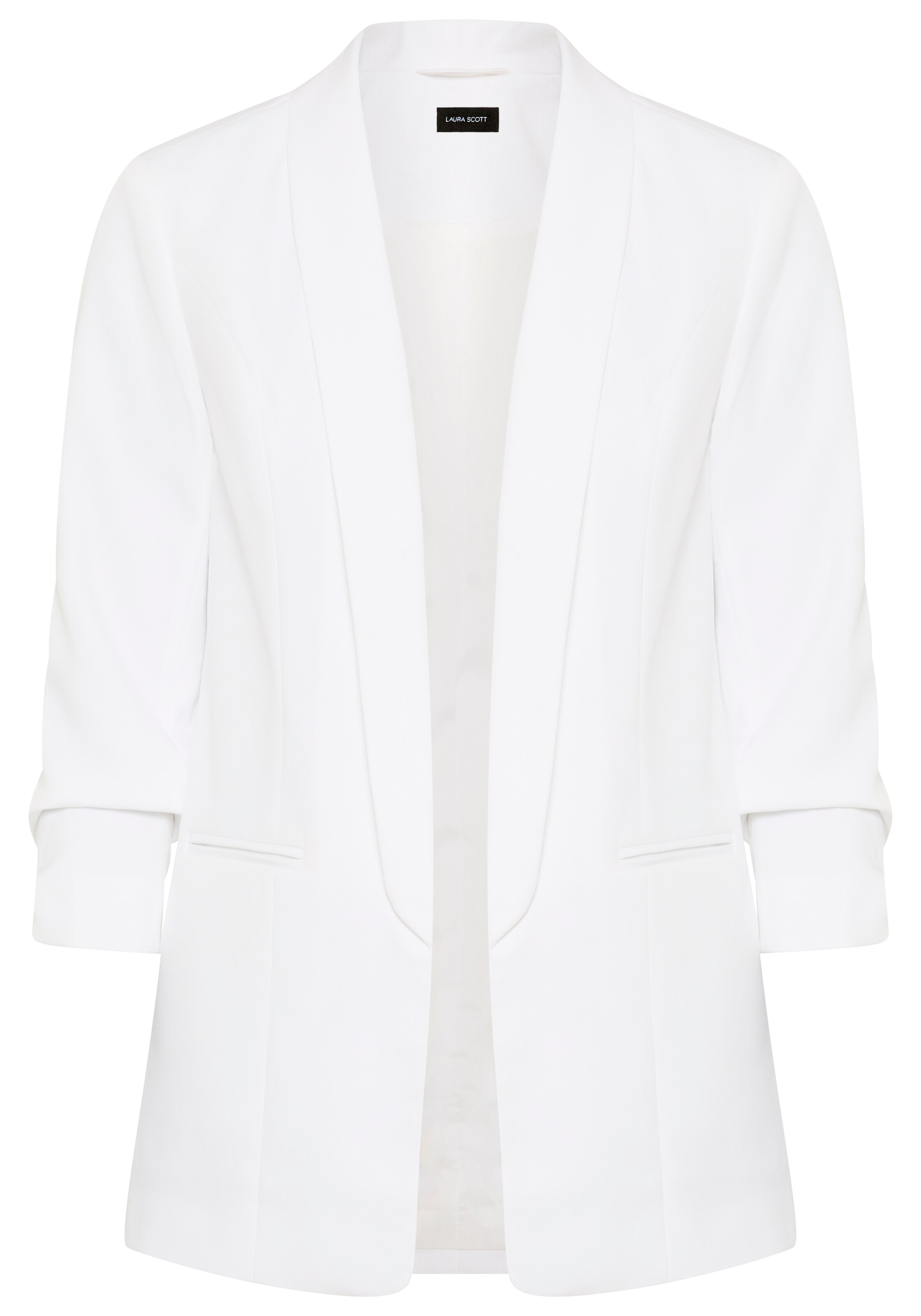 LAURA SCOTT Blazer in White: front