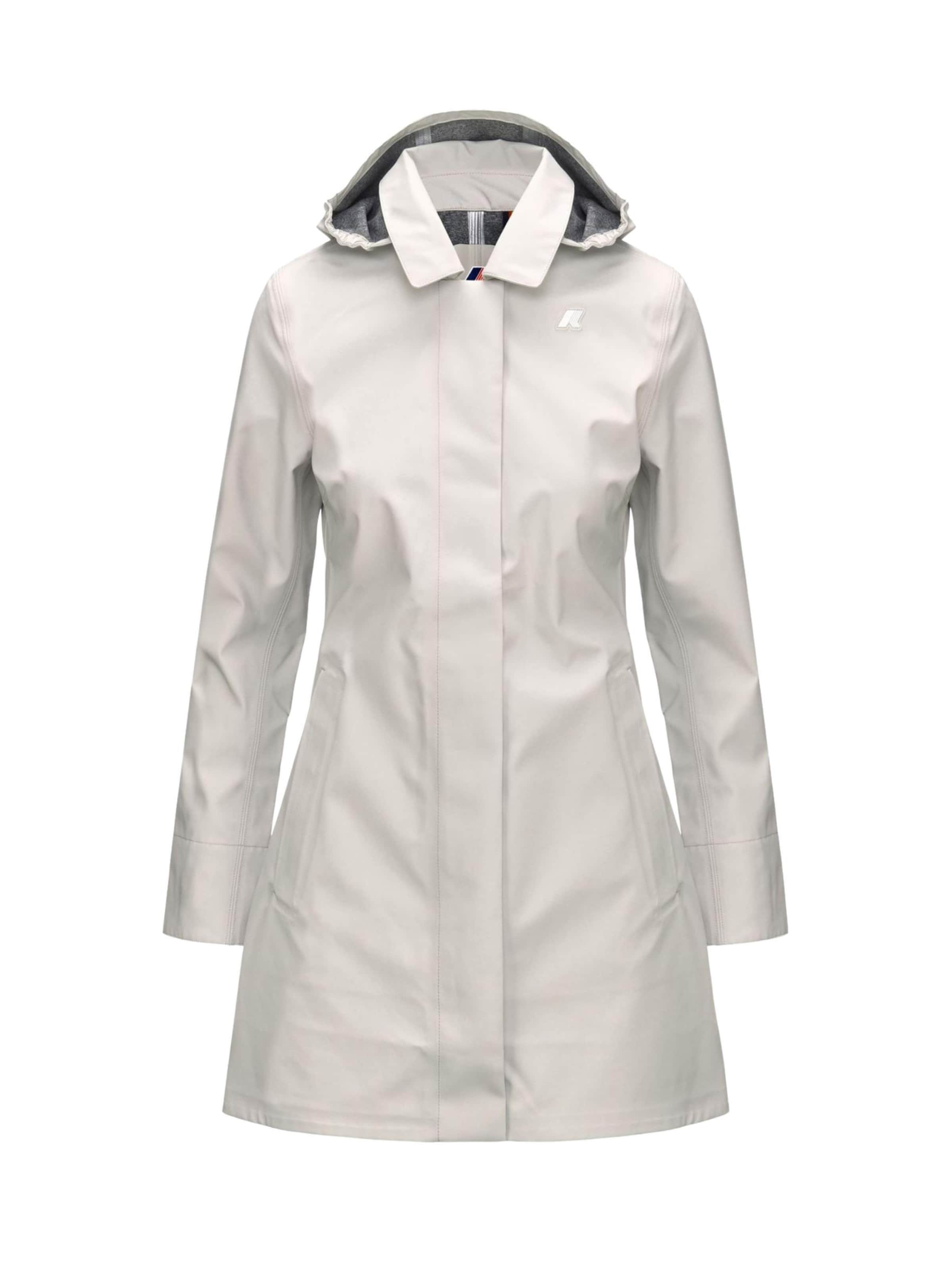 K-Way Between-Season Jacket in Beige: front